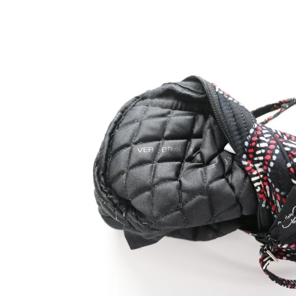 Vera Bradley Minsk Plaid Quilt Adjustable Strap Top Zip Lined Red Crossbody Bag - Picture 3 of 13